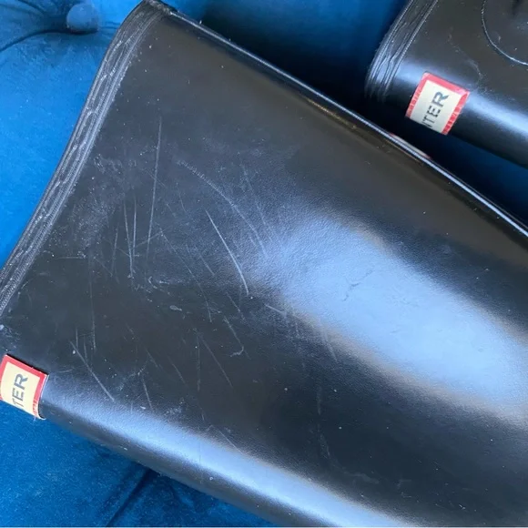 HUNTER BLACK TALL RAINBOOTS - Picture 7 of 10